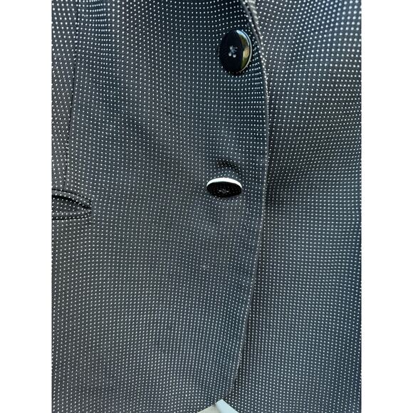 Vintage y2k blazer jacket 16W woman Black imported Italian wool blend Fabric USA - Picture 5 of 5